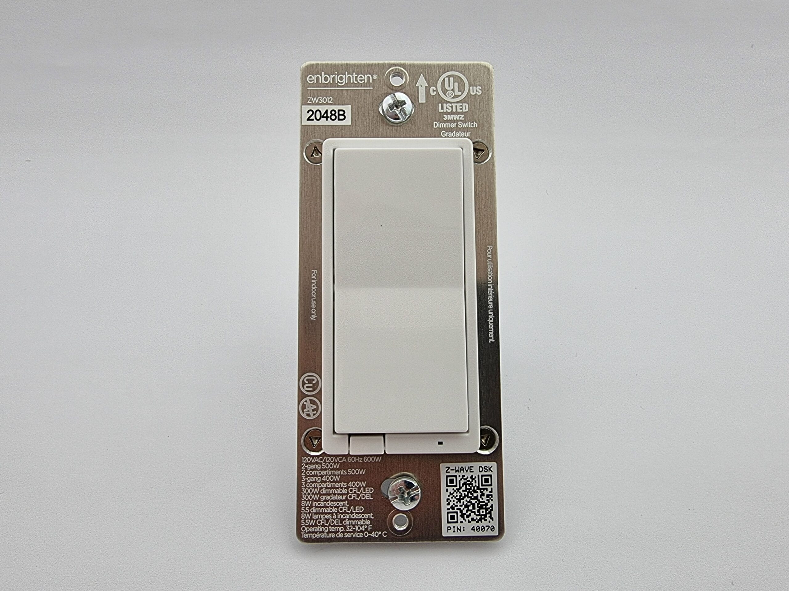 Enbrighten NoNeutral ZWave Smart Dimmer Switch Review