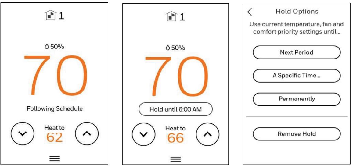 Honeywell Thermostat Hold and Schedule Override Explained