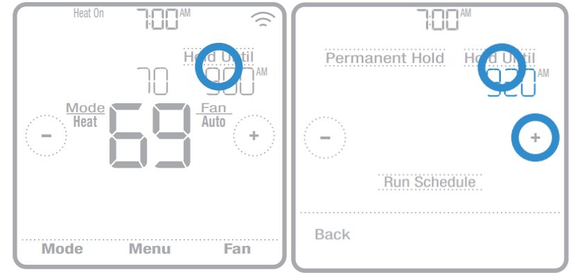 T6 Pro Smart Schedule Override