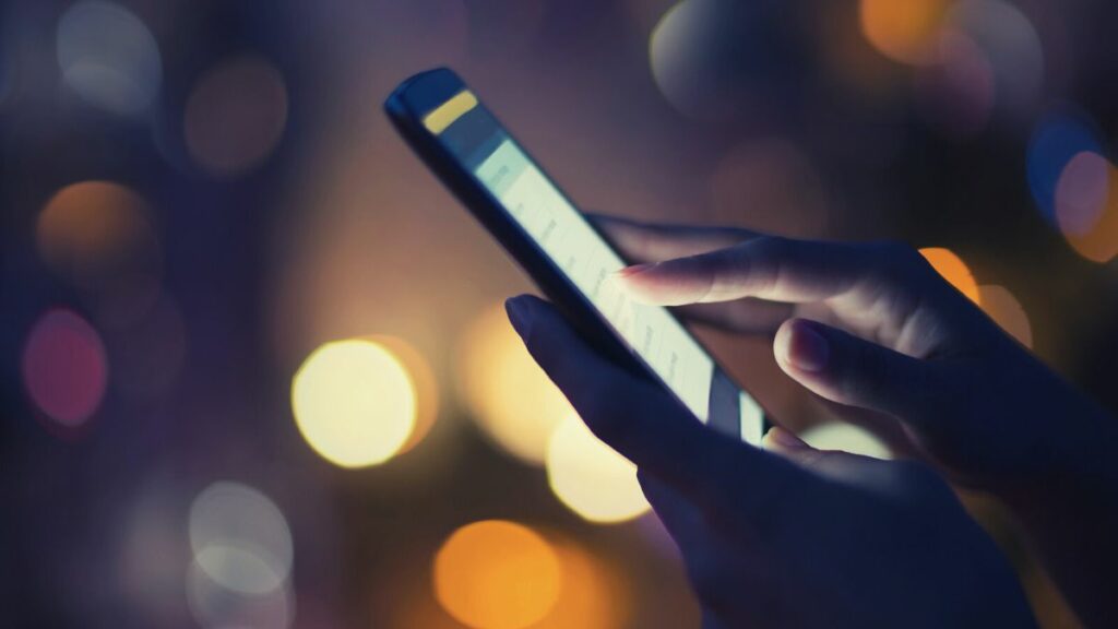 A woman checking to see if the Alexa device is still unresponsive