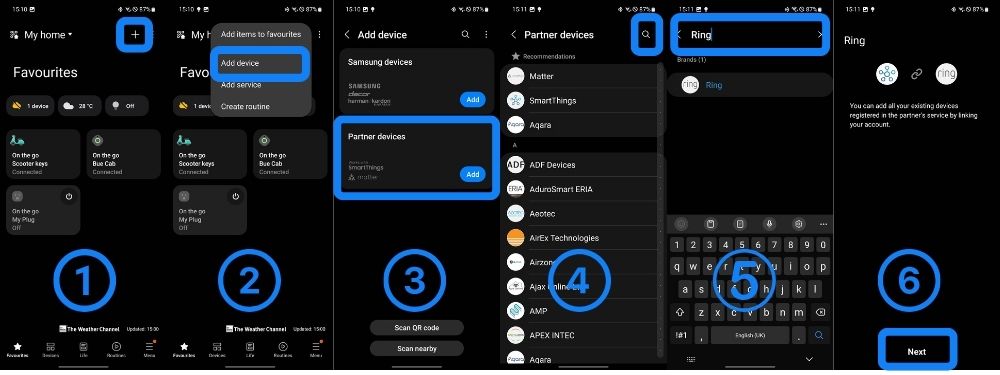 Connect Ring To Samsung SmartThings